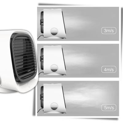 Mini refroidisseur d'air USB - Ventilateur personnel compact