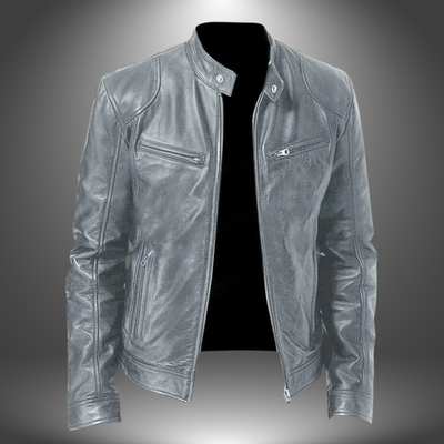 Lucien - Veste en cuir faite à la main pour hommes