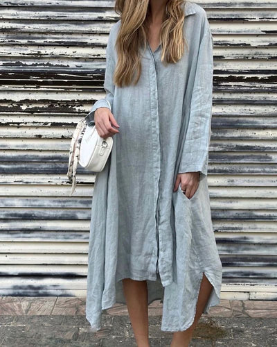 IARENI - Robe en Coton et Lin
