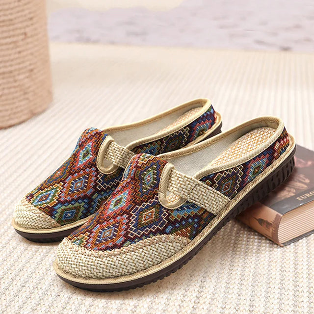 Levoire | Pantoufles Dans Le Style Ethnique