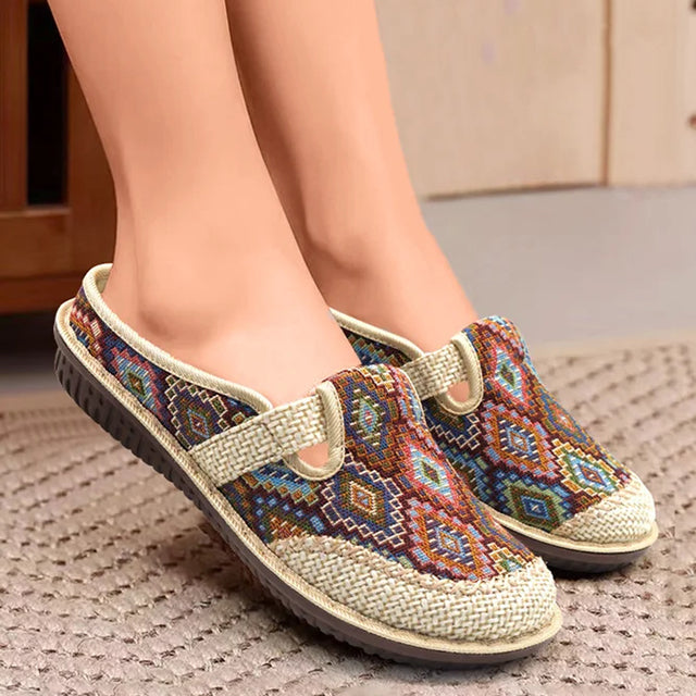 Levoire | Pantoufles Dans Le Style Ethnique