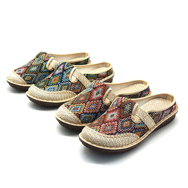 Levoire | Pantoufles Dans Le Style Ethnique