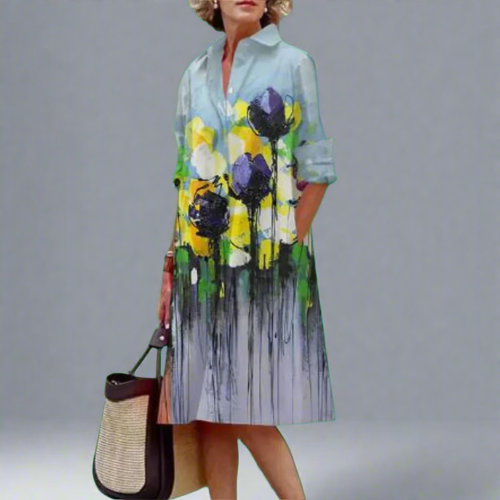 Rumi - Robe midi florale