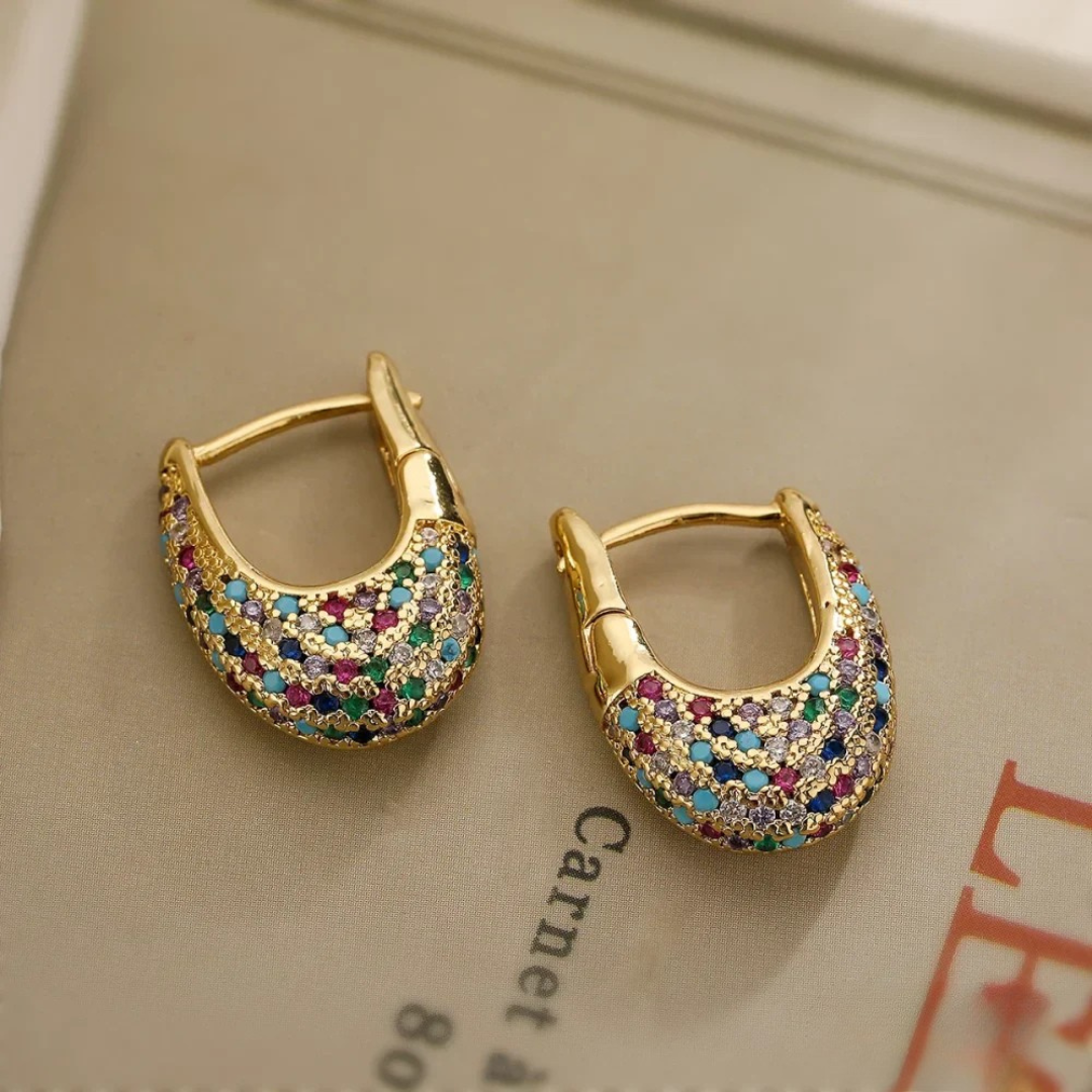 Alma™ | Boucles cristaux colorés