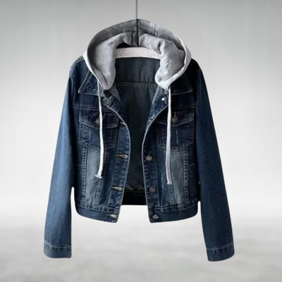 Zoe™ | Veste en Jean à Capuche