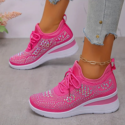Clara | Baskets orthopédiques avec strass scintillants