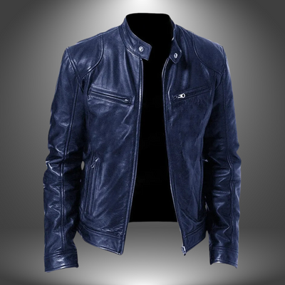 Lucien - Veste en cuir faite à la main pour hommes