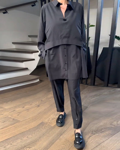 Chemise Designer Manches longues