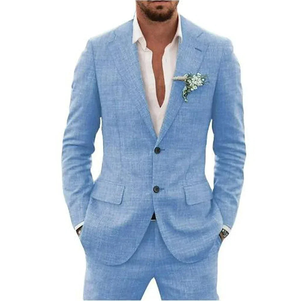 Declan - Costume en lin pour hommes