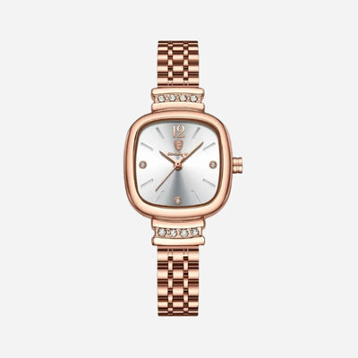 Livia™ | Montre Rétro Élégante avec Bracelet en Simili Cuir