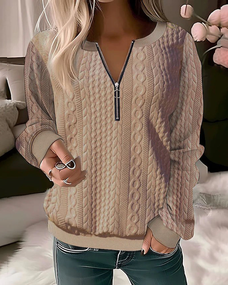 Sophie - Elégant Pull Zippé