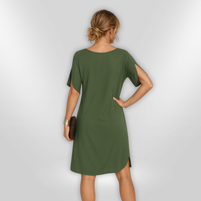THALIA | Robe flatteuse cache-ventre