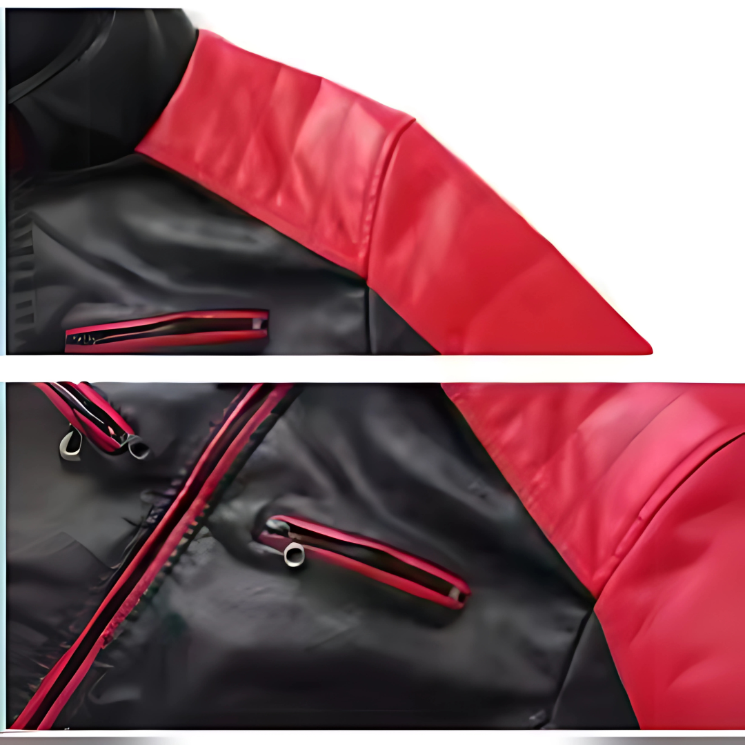 RAMOS | Veste en cuir premium avec détails audacieux