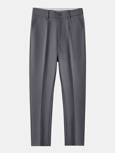 Pantalon Ajusté Fuselé en Tissu Léger