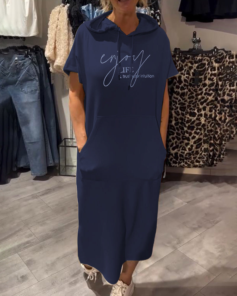 Saskia™ | Robe Décontractée à Capuche