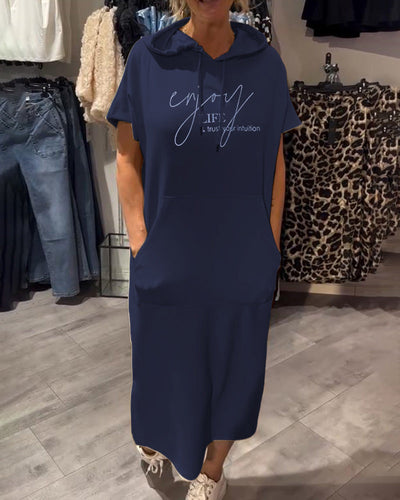 Saskia™ | Robe Décontractée à Capuche