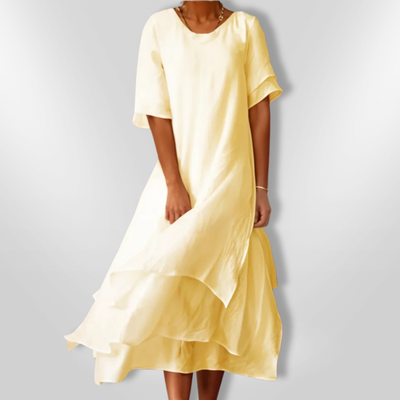 ELOISE | Robe longue élégante en coton