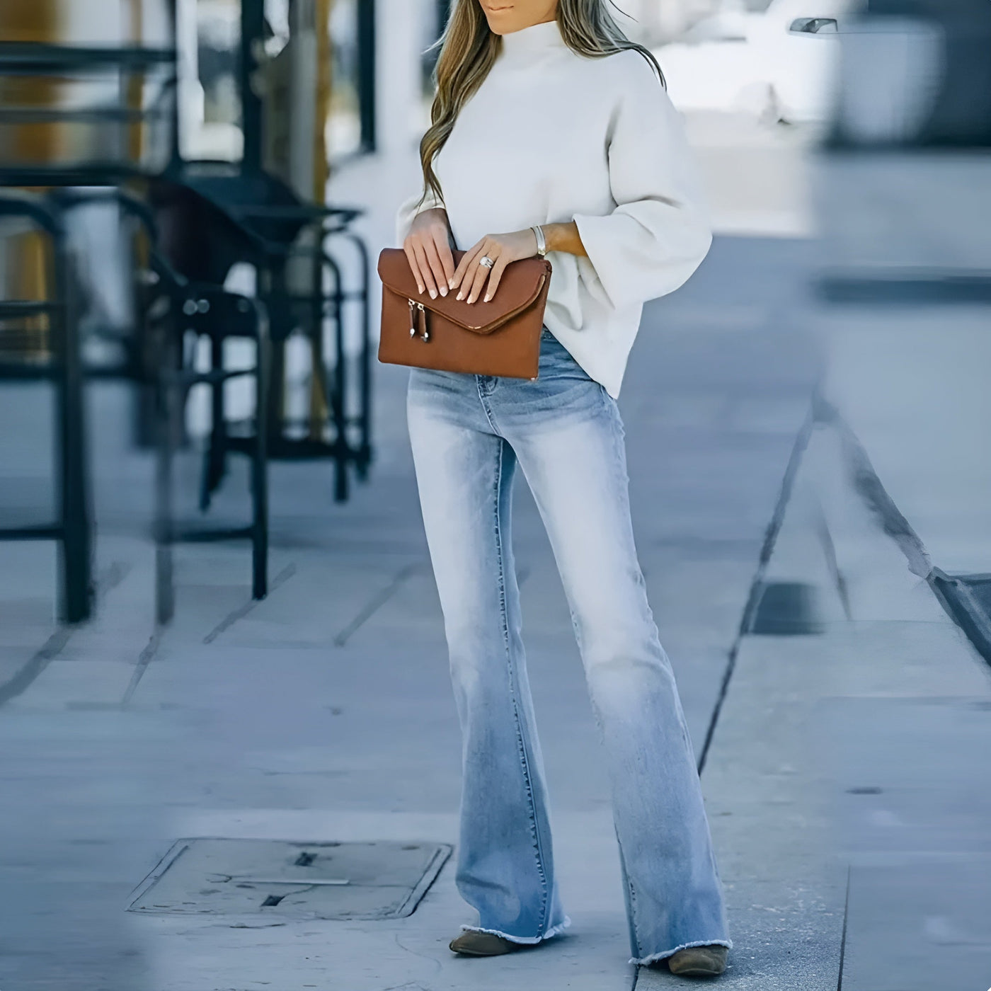 Léna™ | Jean Évasé Taille Haute