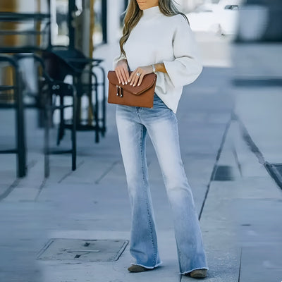 Léna™ | Jean Évasé Taille Haute
