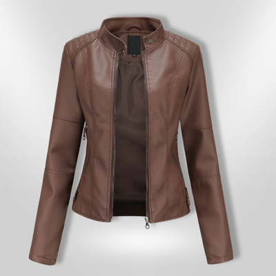 JULIE | Veste en cuir élégante