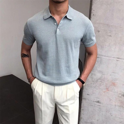 Adam | Polo Décontracté Pour Hommes | Manche Courte