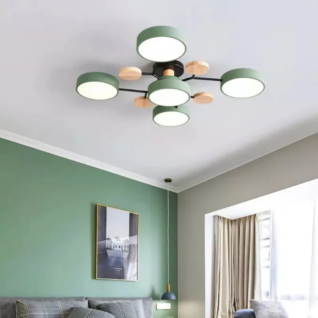 Clio - Lampe Plafond LED Ronde Moderne