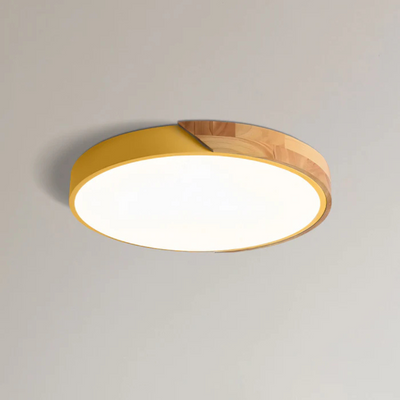Delos - Plafonnier LED scandinave en bois