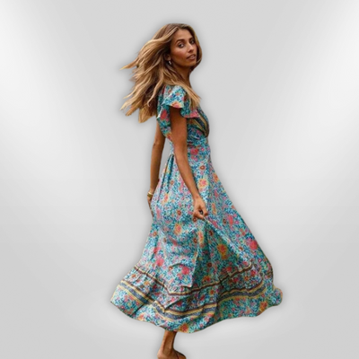 ALVA | robe longue fendue