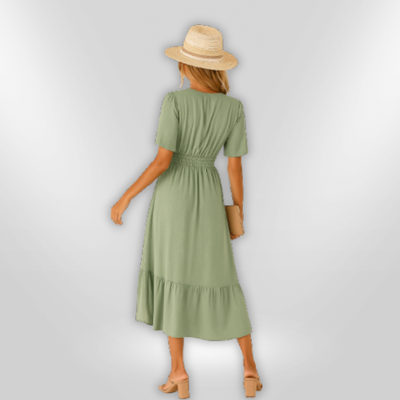 RENATA | robe à col en v