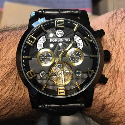Montre de Luxe Tourbillon Automatique Mécanique