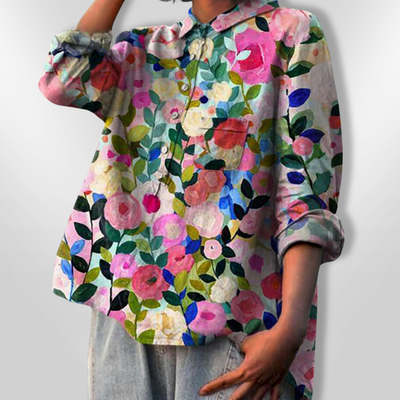 LILA | Chemisier à imprimé floral