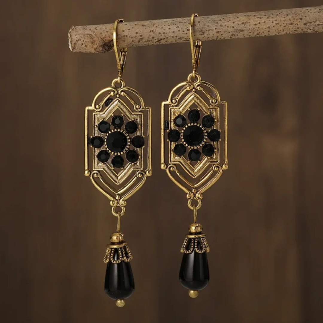 Léa™ | Boucles noires vintage