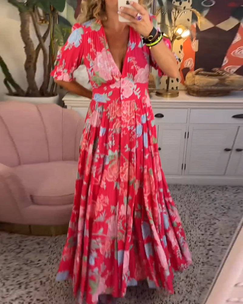 Tessa™ | Robe à imprimé floral avec poches