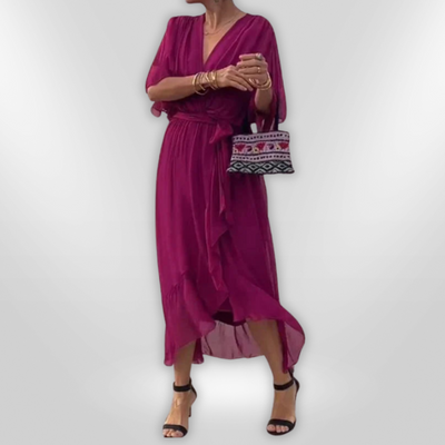 MONICA | robe en mousseline de soie