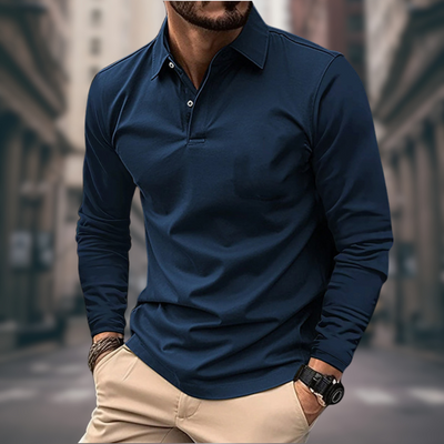 RALPH | POLO À MANCHES LONGUES EN STYLE DÉCONTRACTÉ