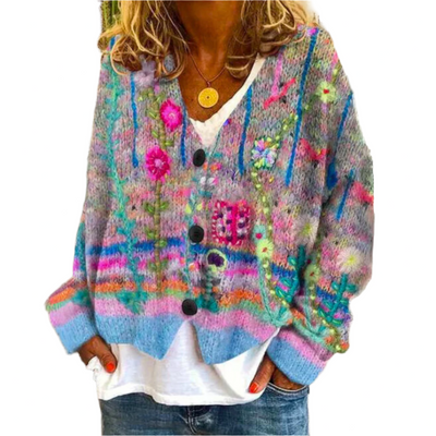 Leilani | Cardigan brodé de qualité supérieure