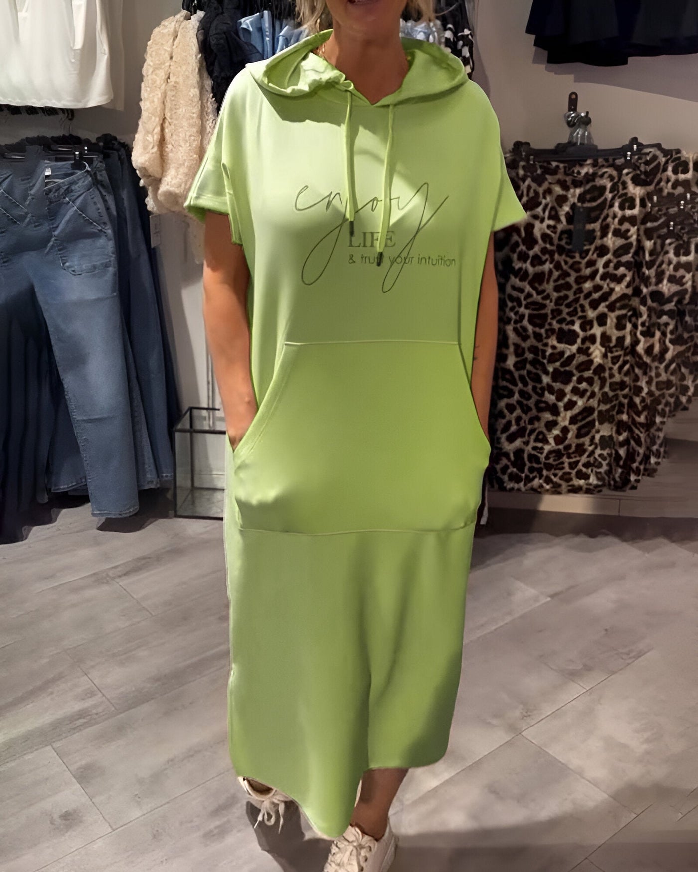 Saskia™ | Robe Décontractée à Capuche