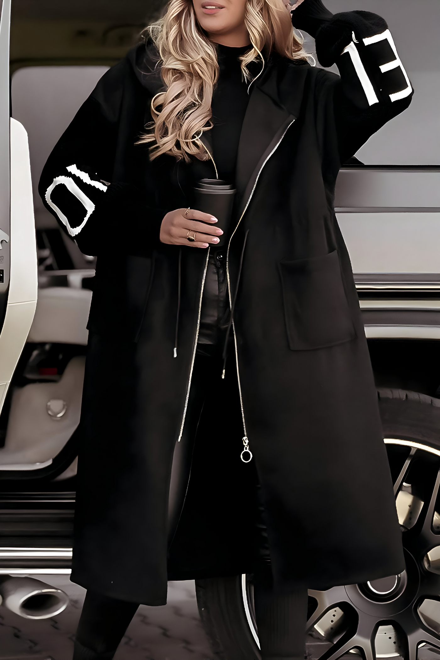 Rosana - Veste coupe-vent longue