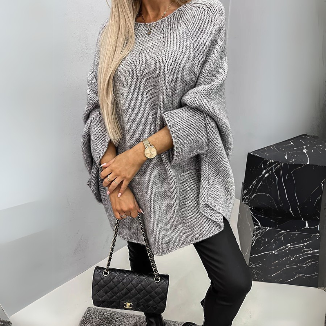 Isabelle | Pull élégant pour femme avec col rond