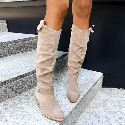 Selena | Bottes Hautes en Daim