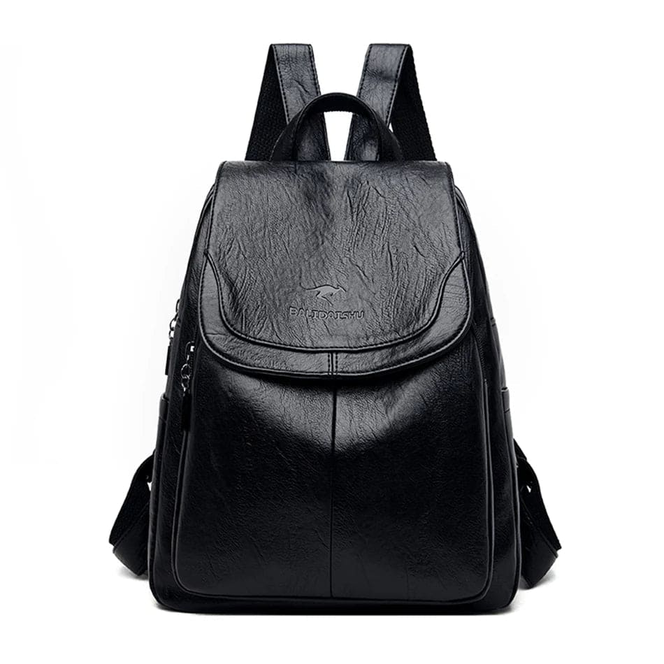 Sac à dos en cuir antivol pour femmes élégantes | Edah