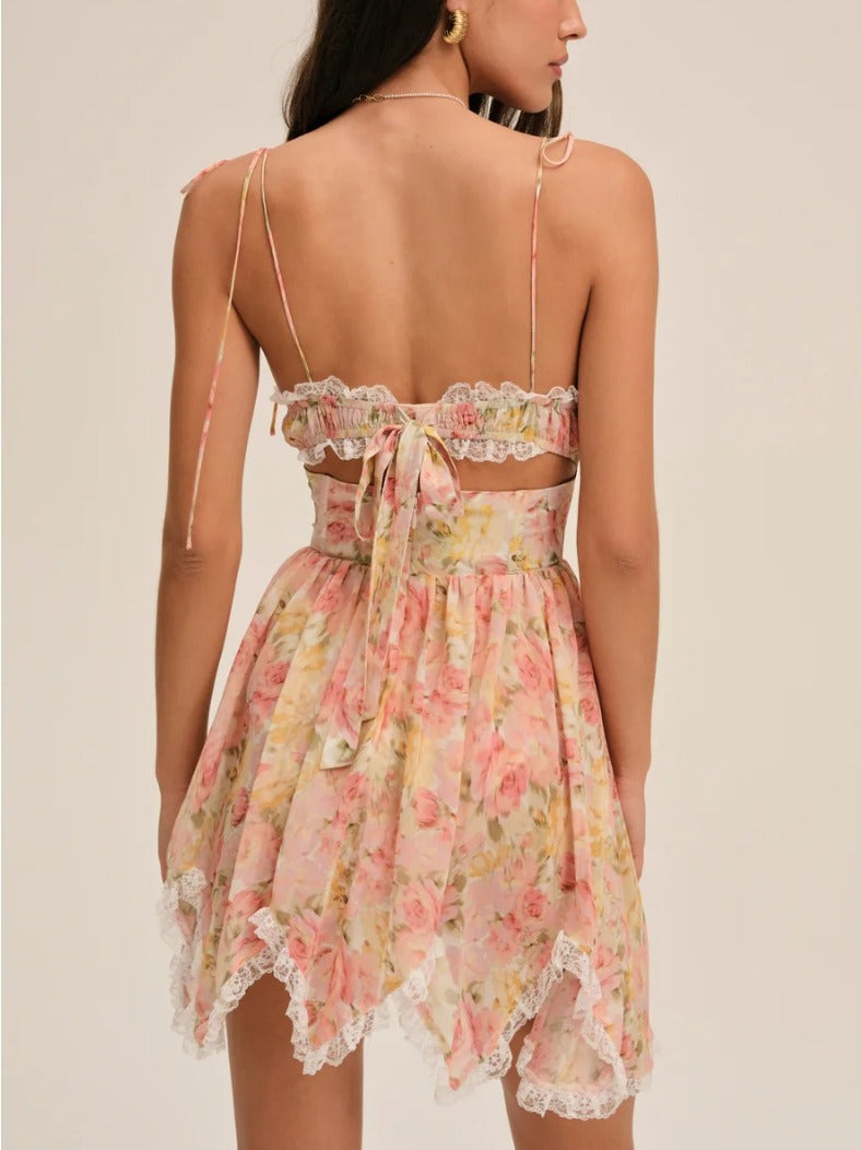 Mini-robe asymétrique Elea