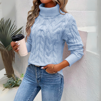 Giulia | Pull à col roulé pour femmes en tricot