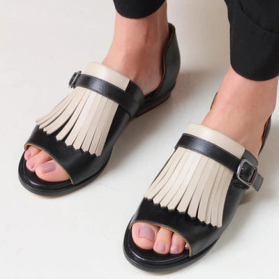 Gwenaëlle | Sandal Platform Avec Franges