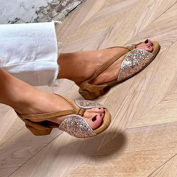 Hermine | Sandal Glitter Bas