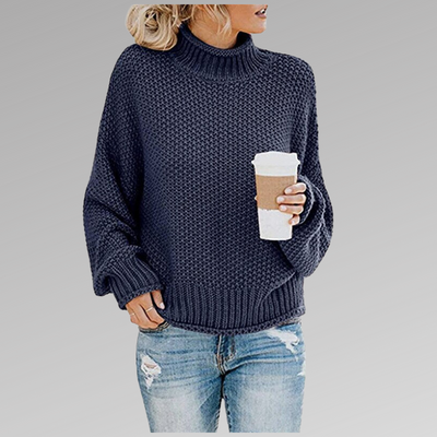 Pull Col Roulé | Maille Épaisse | Chaleur Vitaminée