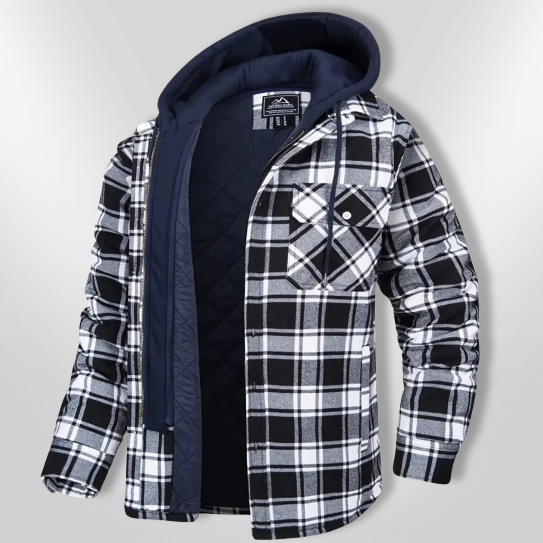 JOHN | Manteau à carreaux pour homme