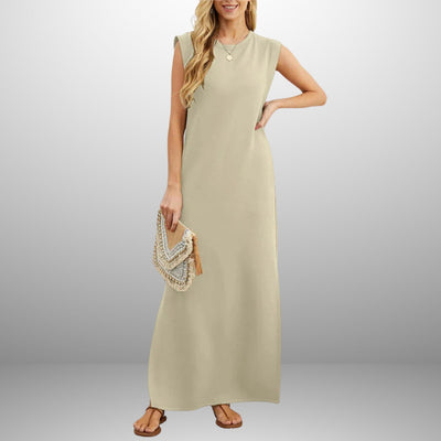 EMMA | Robe Longue Fluide Anti-Crease