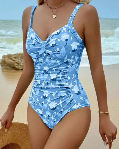 Zoé | Maillot De Bain Une Pièce Débardeur Imprimé