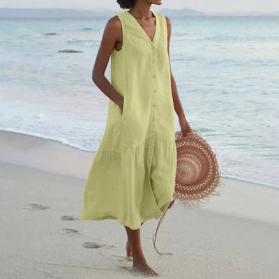 Lena | Robe de plage Confortable pour femme | Mini